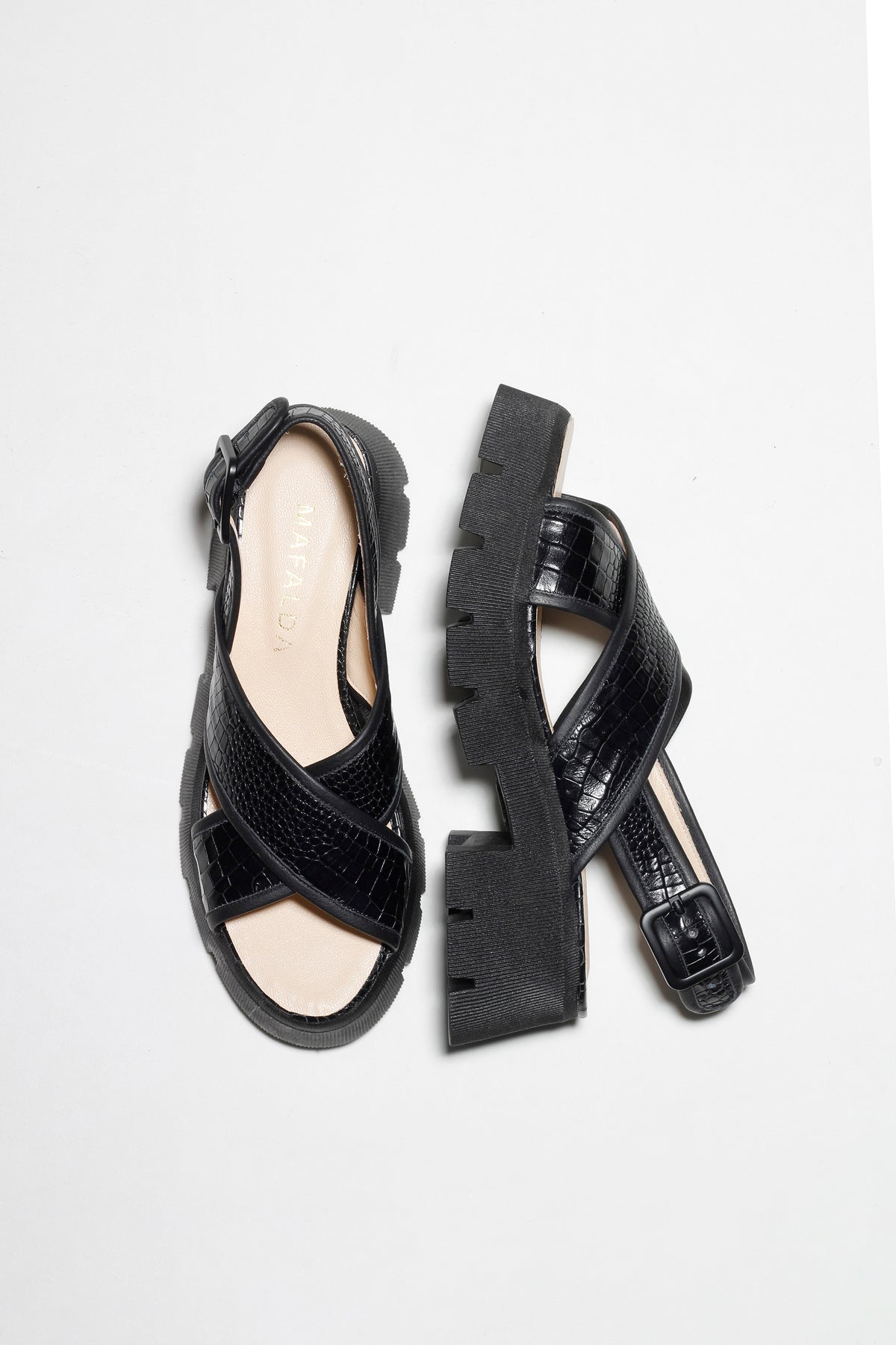 SANDÁLIA ANITA CROCO PRETO