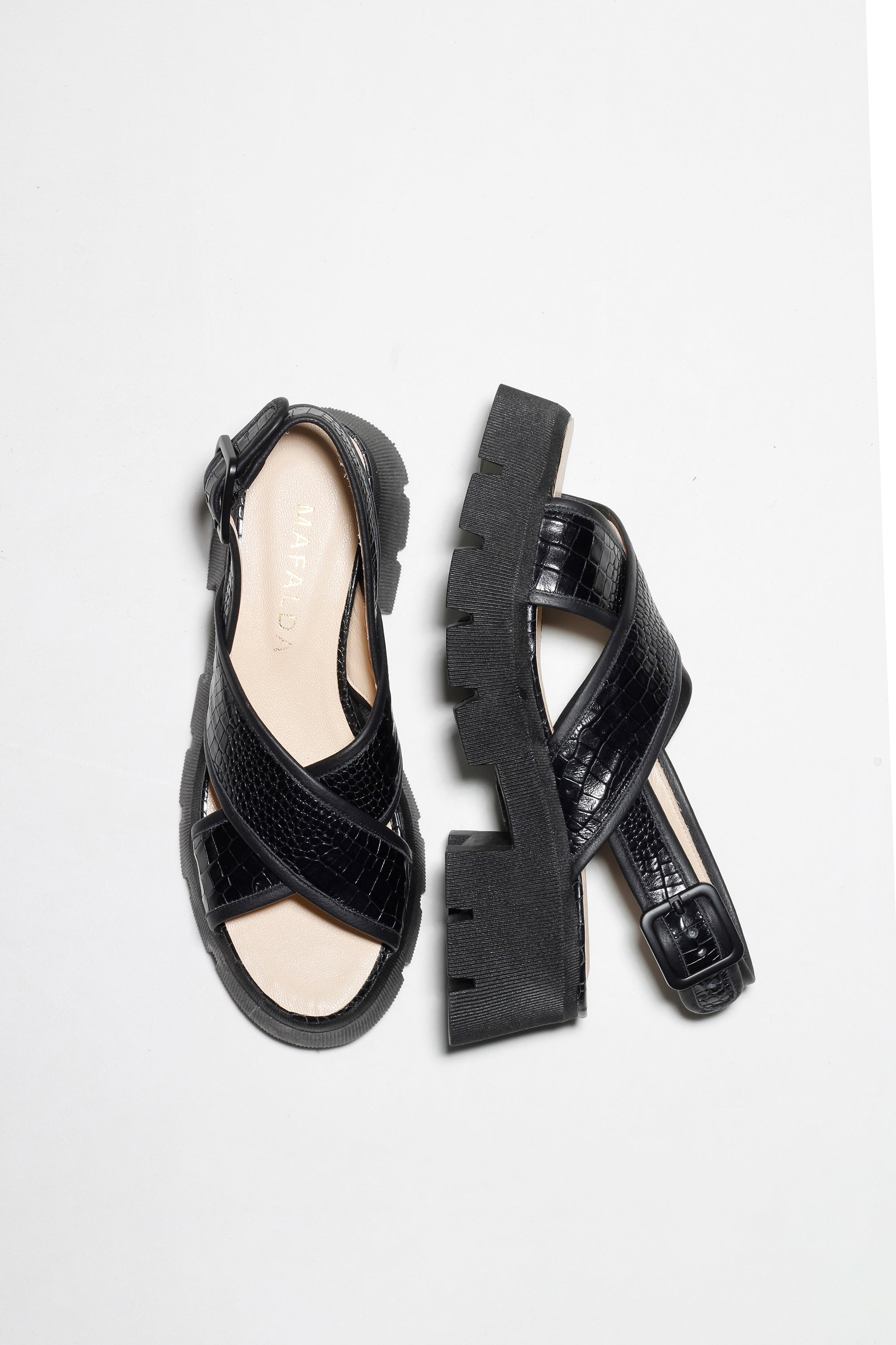 SANDÁLIA ANITA CROCO PRETO