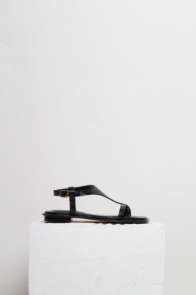 SANDÁLIA BERTHA CROCO PRETO