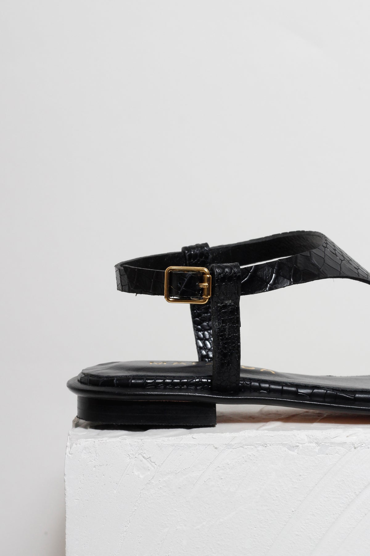 SANDÁLIA BERTHA CROCO PRETO