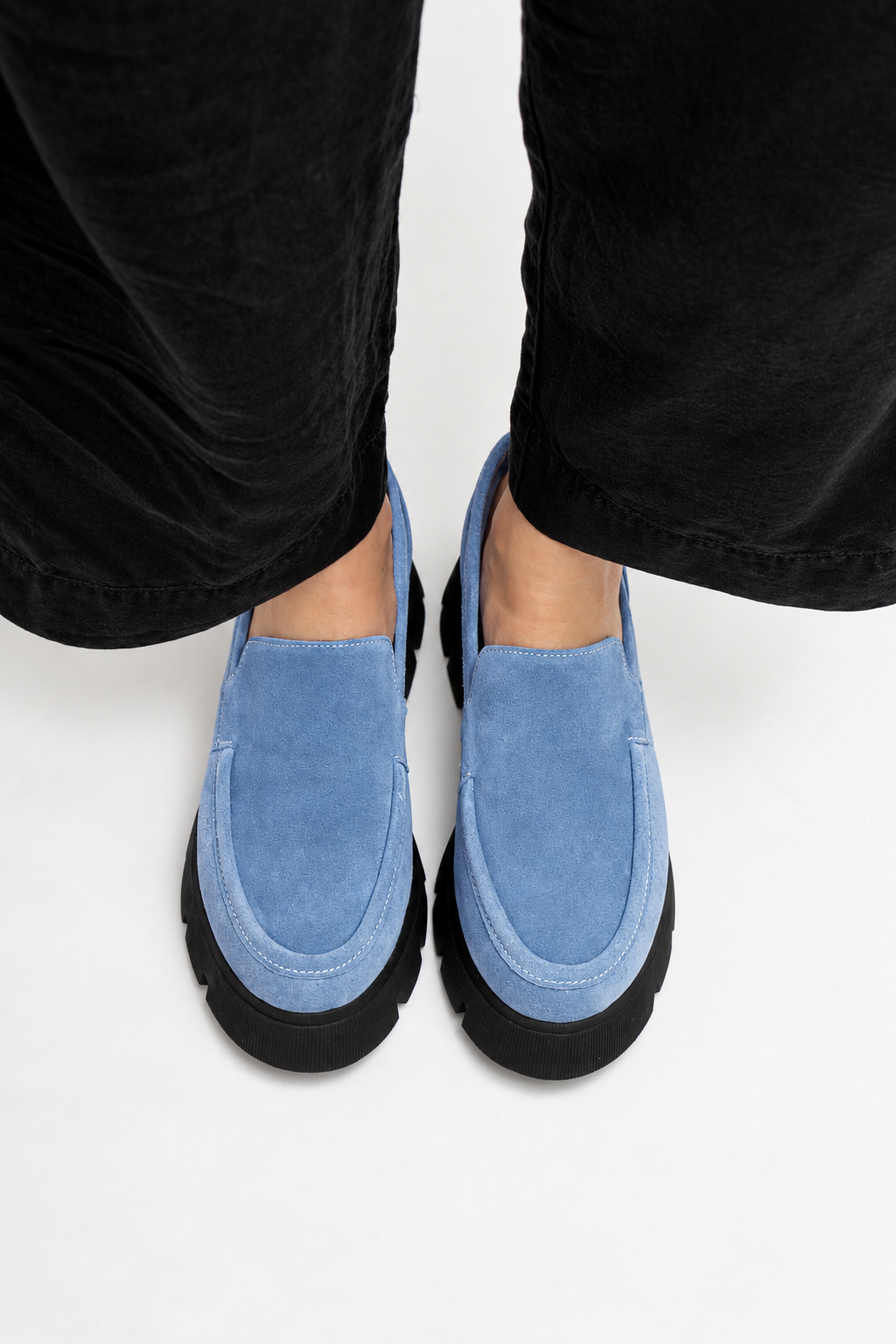 MOCASSIM CAMERON CAMURÇA AZUL