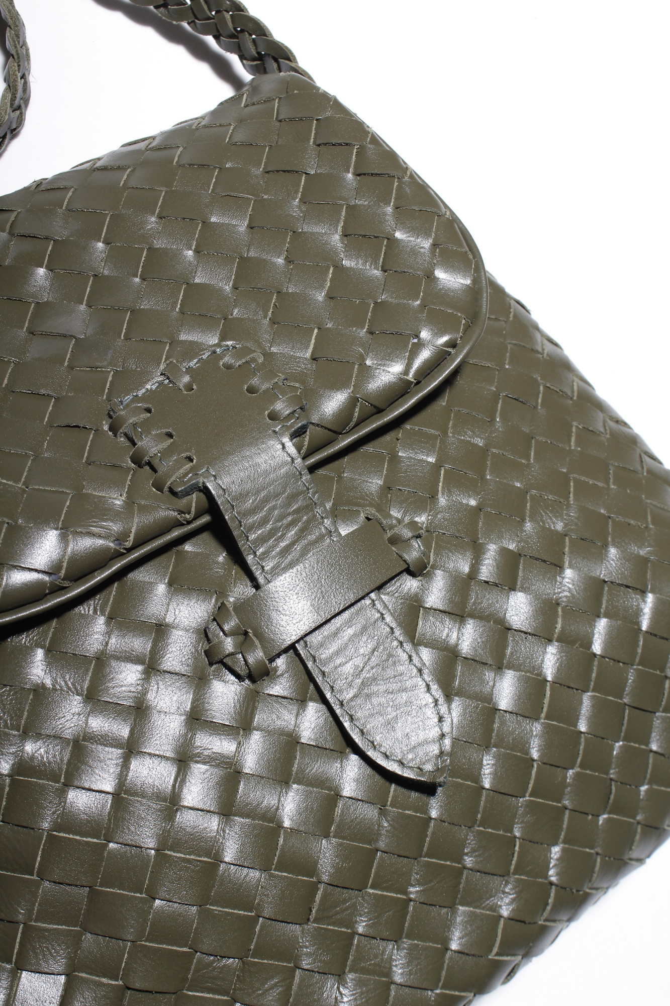 BOLSA TRESSÊ VERDE
