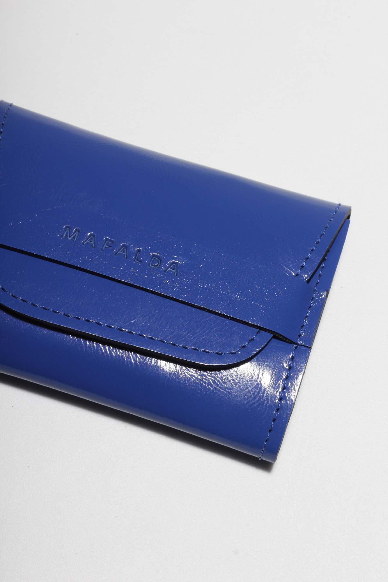 CARTEIRA VERNIZ CLASSIC BLUE