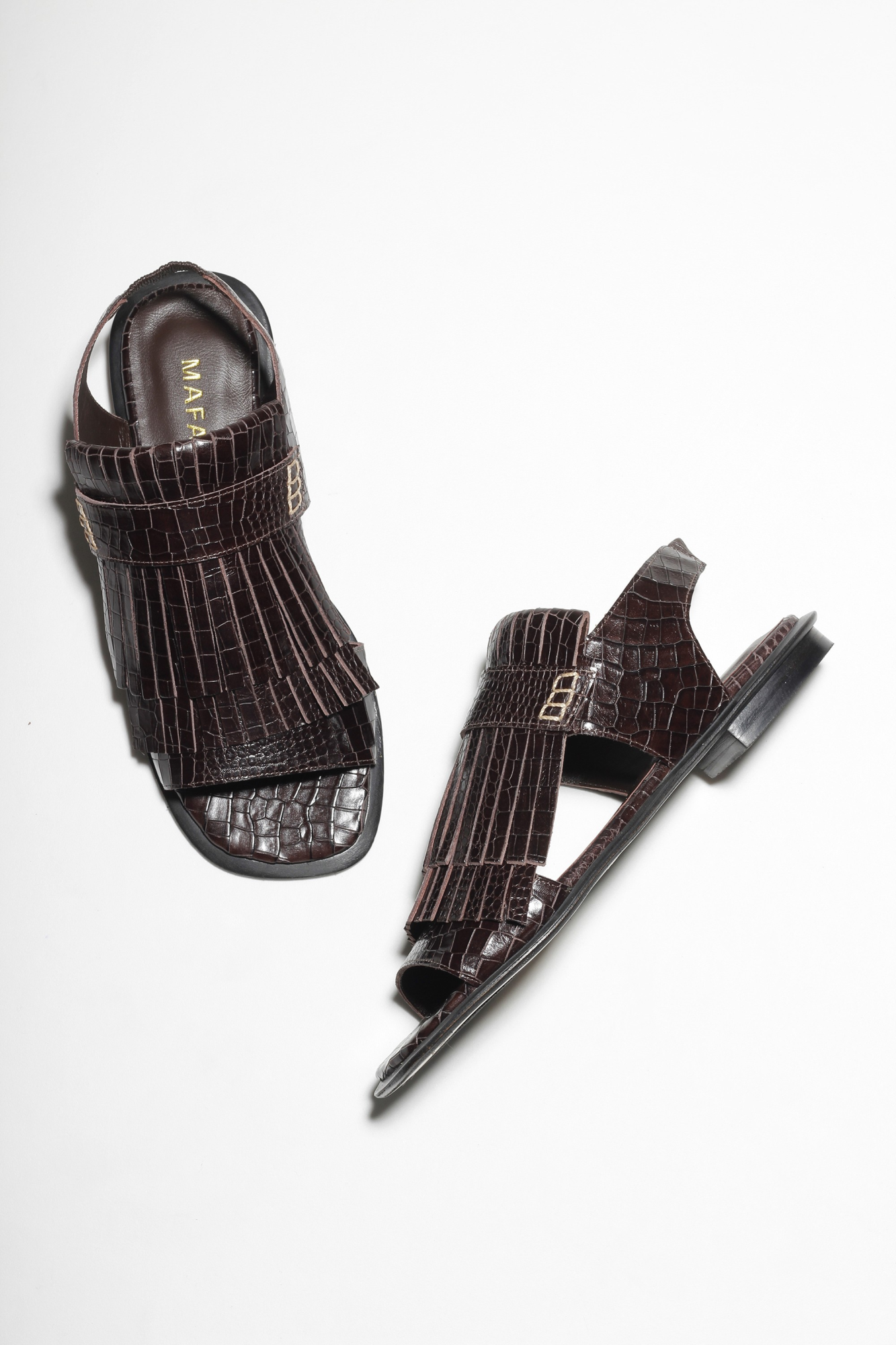 SANDÁLIA RIO CROCO MARROM