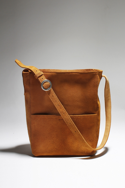 BOLSA LEONORA CAMURÇA WHISKY