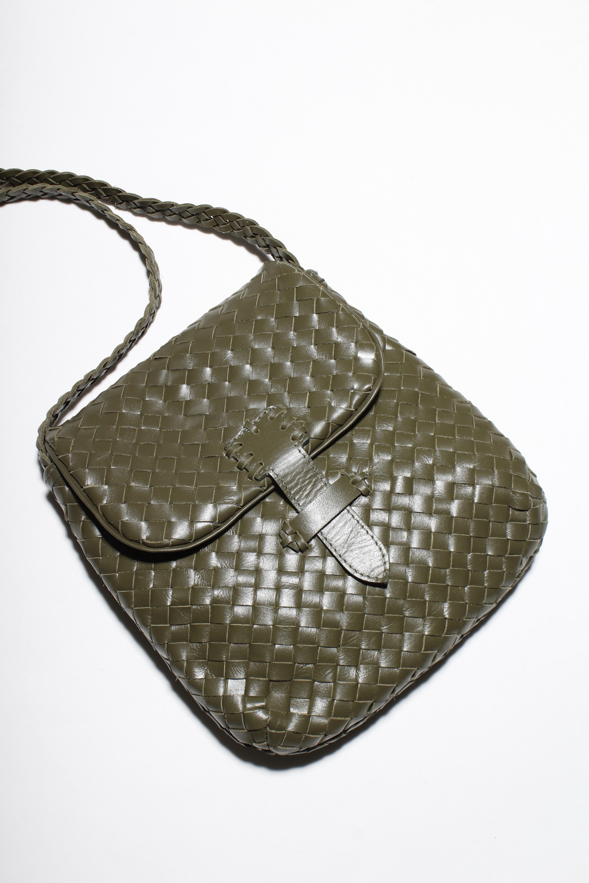 BOLSA TRESSÊ VERDE