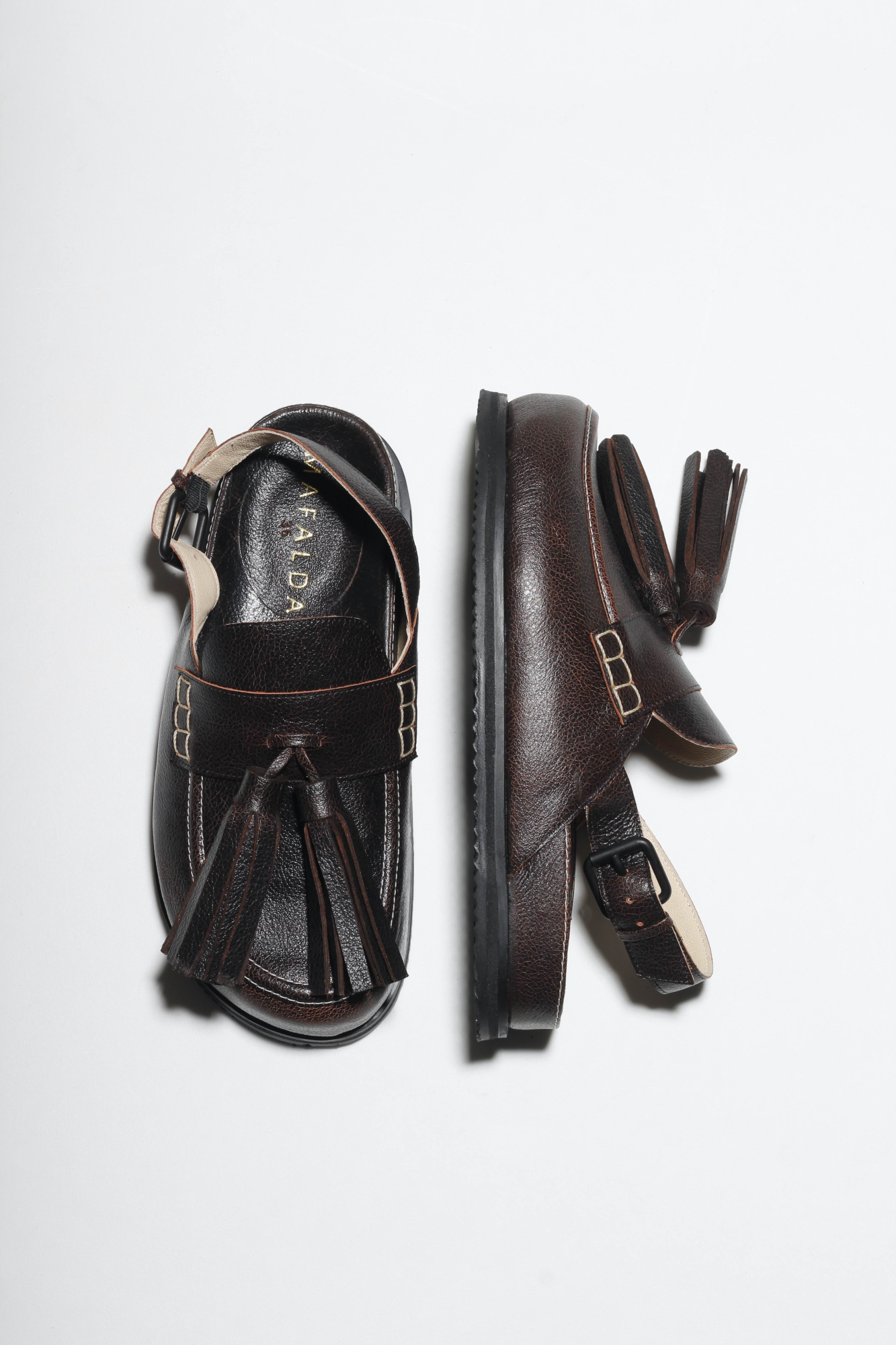 PAPETE  ZOE FLOATER MARROM ESCURO
