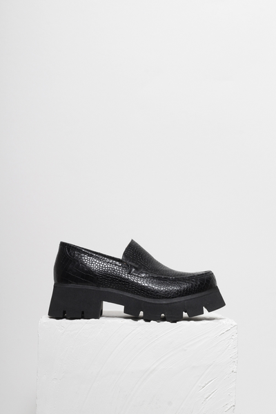 MOCASSIM CAMERON CROCO PRETO