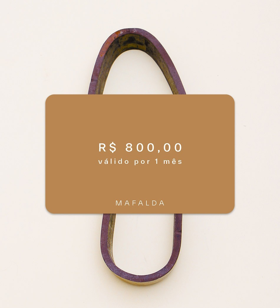 VALE PRESENTE R$ 800,00