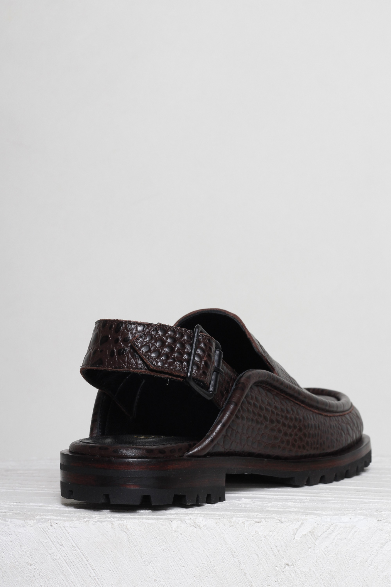 LOAFER DOMINIQUE CROCO MARROM