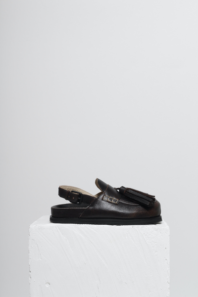 PAPETE  ZOE FLOATER MARROM ESCURO