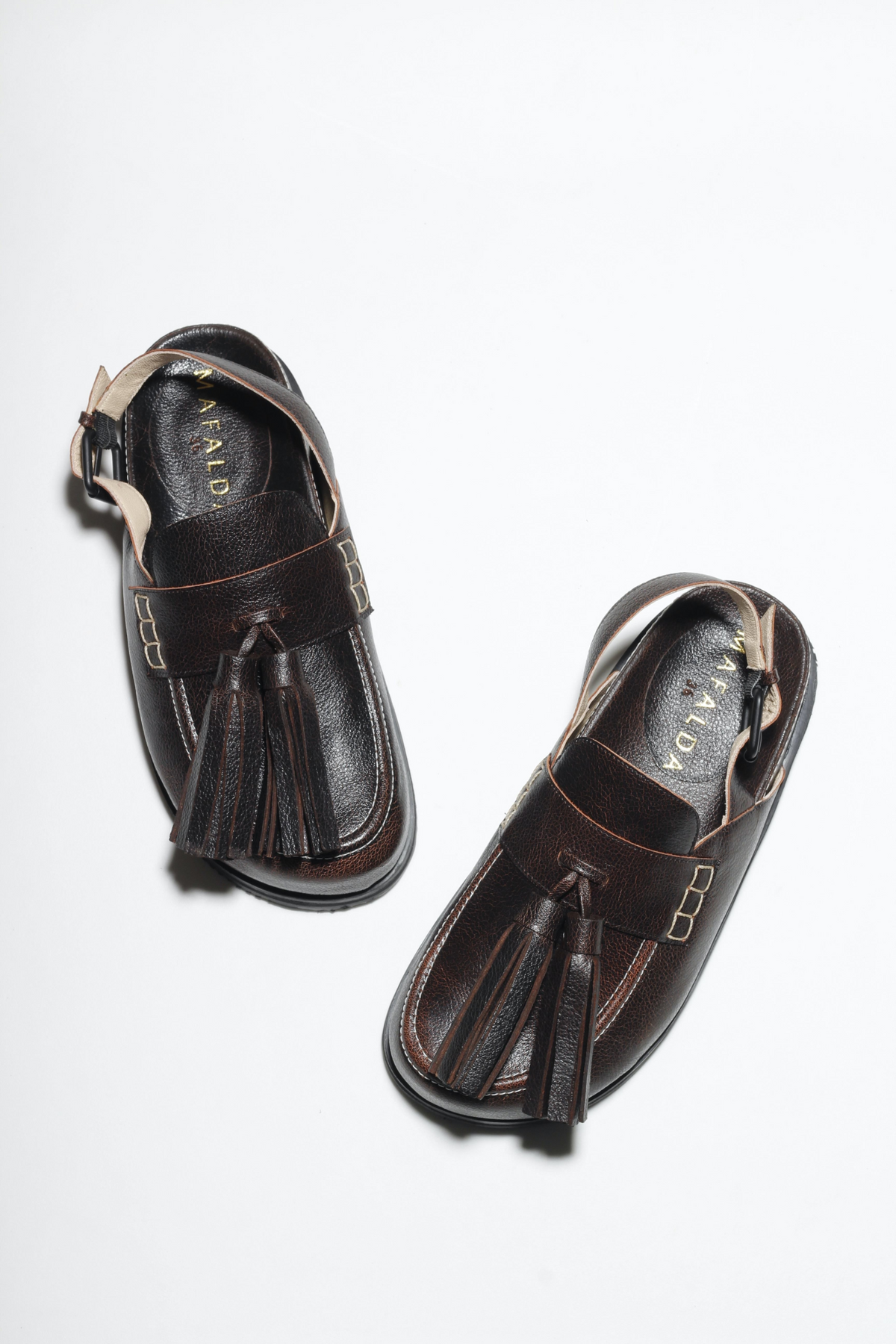 PAPETE  ZOE FLOATER MARROM ESCURO