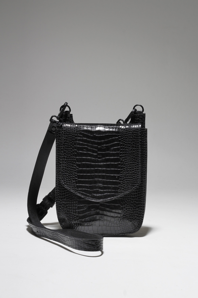 BOLSA JUDI CROCO PRETO