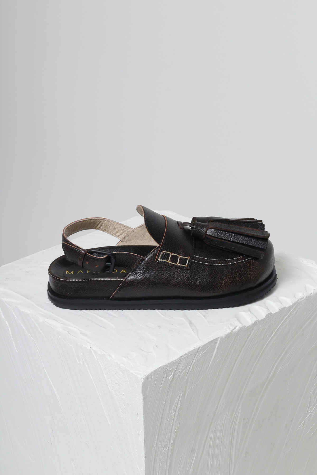 PAPETE  ZOE FLOATER MARROM ESCURO