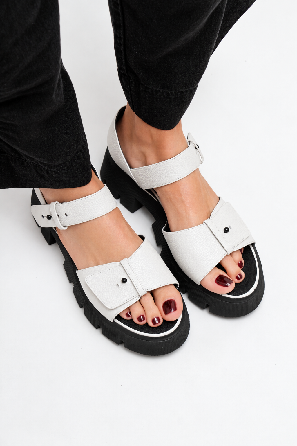 SANDÁLIA JACKIE FLOATER OFF WHITE